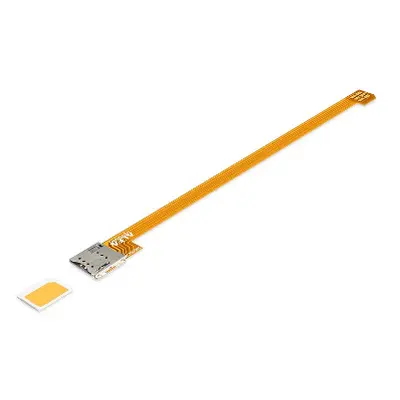Alfa network simconv-minimicro extension/adaptor cable 23cm, microsim slot to minisim
