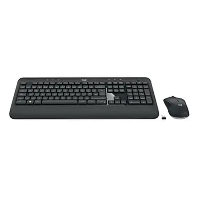 Logitech Advanced MK540 teclado Ratón incluido USB AZERTY Francés Negro, Blanco