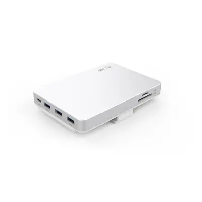 LMP 23790 base de conexión para disco duro USB 3.2 Gen 2 (3.1 Gen 2) Type-C Blanco, Plata