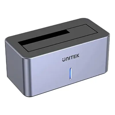 UNITEK S1304A base de conexión para disco duro USB 3.2 Gen 1 (3.1 Gen 1) Type micro-B Gris