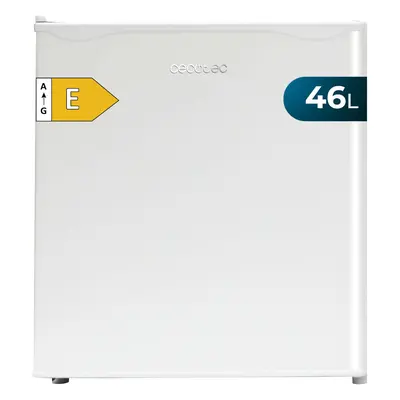 Cecotec Nevera Pequeña GrandCooler 20000 SilentCompress white E. Capacidad 46 L, Funcionamiento 