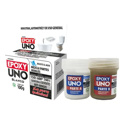 Fusion Epoxy UNON98 Plastiacero Pasta, Uso General para Unir/Sellar/Rellenar, 98 Gramos, Color B