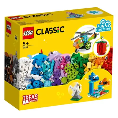 LEGO 11019 Classic Ladrillos y Funciones, Juego de Construcción, 7 Ideas de Mini Figuras Móviles