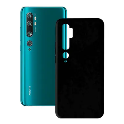 KSIX smart your tech Funda para Xiaomi Mi Note 10, Mi Note 10 Pro, Flexible, Negro