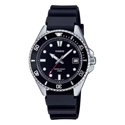 Reloj de pulsera CASIO Collection - MDV-10-1A1VEF correa color: Negro Dial Negro Hombre