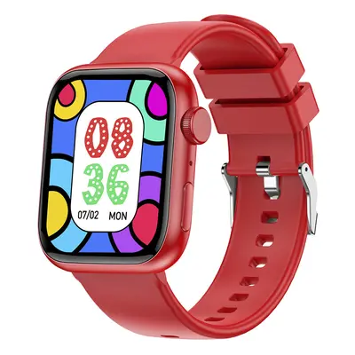 FOREVER Smartwatch IGo Watch 3 Rojo - Reloj Inteligente Mujer y Hombre 1.83" - Reloj Deportivo c