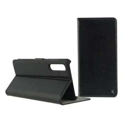 KSIX smart your tech Funda con Tapa para Xiaomi Mi 8 Pro, Semirrígida, Standing, Negro