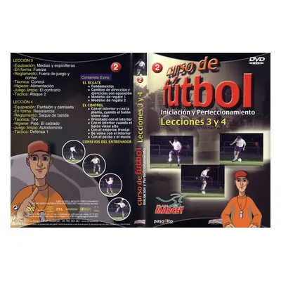 PACK CURSO FUTBOL 3 DVDS INCLUYE UN LIBRO DE EJERCICIOS PARA ENTRENAR