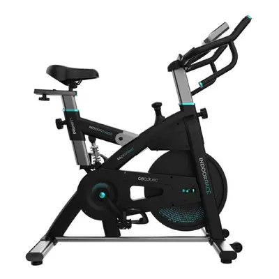 Bicicleta indoor de spinning con volante de inercia de 24 kg. app. pulsómetro. pantalla lcd. sop