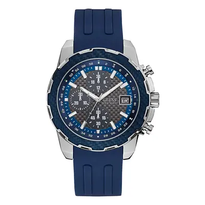 Guess Reloj Analógico para Hombres de Cuarzo con Correa en Caucho W1047G2