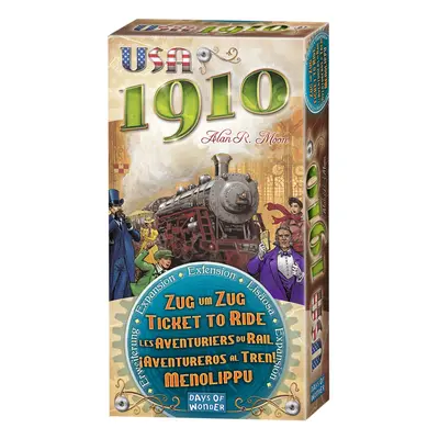 Juego de mesa ¡aventureros al tren! usa 1910 pegi 8