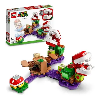 LEGO 71382 Super Mario Set de Expansión: Desafío Desconcertante de Las Plantas Piraña, Set de Co