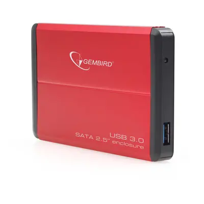 Gembird EE2-U3S-2-R caja para disco duro externo Caja de disco duro (HDD) Rojo 2.5"