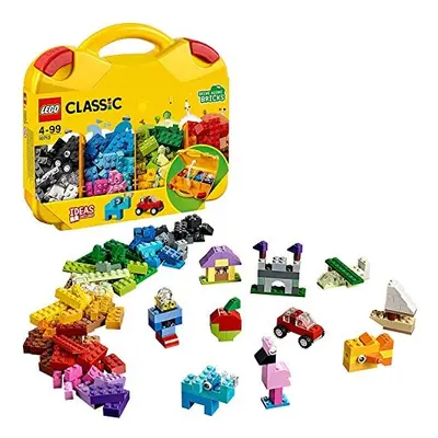 LEGO Classic Maletín Creativo, Juguete de Almacenamiento de Ladrillos de Colores, Juego de Const