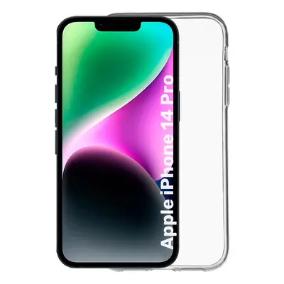 Jc funda trasera silicona transparente / apple iphone 14 pro