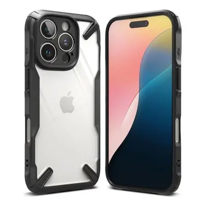 Ringke Fusion-X [Recortes precisos para Lentes de cámara] Compatible con iPhone 16 Pro, Parachoques Aumentado, Parte Trasera Dur