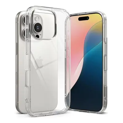 Ringke Fusion - Funda transparente a prueba de golpes compatible con Apple iPhone 16 Series (transparente, Apple iPhone 16 Pro M