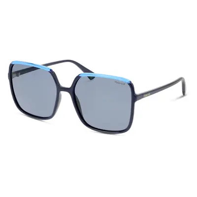 Polaroid PLD 6128/s Sunglasses, PJP/C3 Blue, 59 Womens