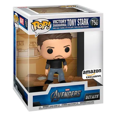 Funko Pop! Deluxe: Marvel - Tony Stark Shawarma - Avengers - Exclusiva Amazon - Figura de Vinilo Coleccionable - Idea de Regalo-