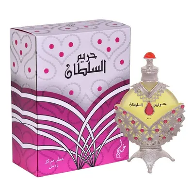 KHADLAJ PERFUMES - Aceite Perfumado Hareem Al Sultan Silver | Sin Alcohol | Fragancia Duradera | Para Piel Sensible | Bergamota,