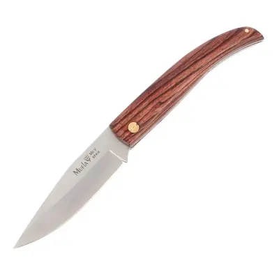 Navaja Muela Serie P8 P-8NL, cachas de madera de palisandro Amazonas, hoja de 8,5 cm, tamaño total de 21,5 cm