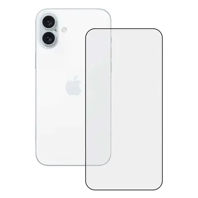 KSIX smart your tech Protector de Pantalla para iPhone 16 Plus, Vidrio Templado, Doble Adhesivo 