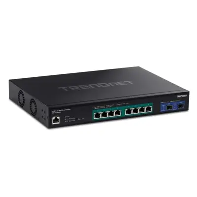 TRENDNET - ACCESSORIES Interruptor PoE+ Inteligente Web DE 10 Puertos 2.5G con Ranuras SFP+ de 10G