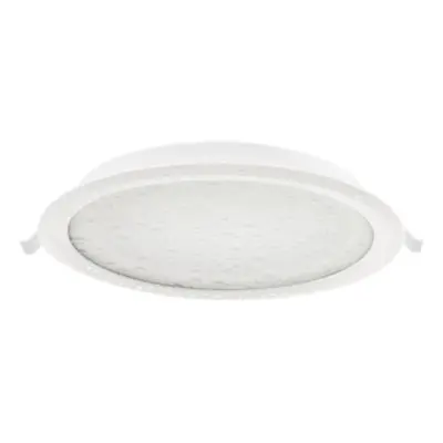 Downlight iglux ig-54-7r-f/ circular/ ø115 x 29.5mm/ potencia 7w/ 640 lúmenes/ 6000ºk/ blanco