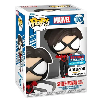 Funko Pop! Cómics Marvel: Year of The Spider - Spider-Woman - (Mattie) - Exclusiva Amazon - Figura de Vinilo Coleccionable - Ide