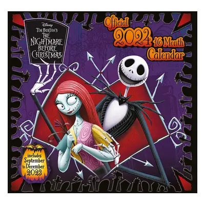 Disney - Calendario de Pesadilla antes de Navidad 2024 - Agenda mensual de 30 cm x 30 cm, regalos de Disney para mujeres y hombr