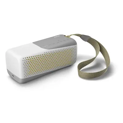 Philips Altavoz Inalámbrico Bluetooth, TAS4807W/00 Altavoz Ip67, Portátil, Resistente Al Agua Y con Micrófono Integrado para Lla