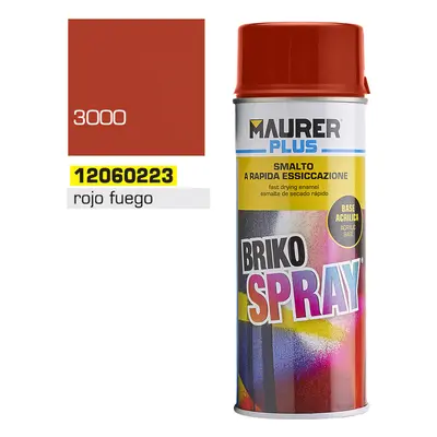 Spray pintura rojo fuego 400 ml.
