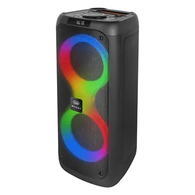 Trevi XFest XF 480 KB Altavoz Amplificado 35 W, Caja inalámbrica portátil con micrófono dinámico Incluido para Karaoke, Reproduc