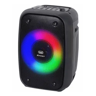 Trevi XFest XF 150 KB Altavoz Amplificado Portátil 15W, USB, Micro SD, Bluetooth y Función TWS, Karaoke Party Speaker con Micróf