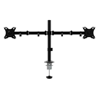 Unykach Soporte TV/MONITOR Dual de Escritorio para 2 Pantallas Planas y Curvas de 10-32 Pulgadas (hasta 10 kg brazo), 2 Brazos /