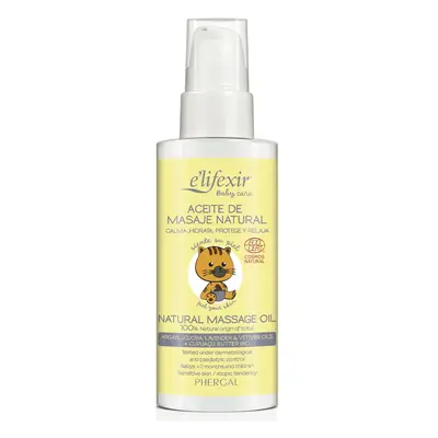 Elifexir Baby Care Aceite Masaje Natural para Bebé, Hidrata Intensamente, Calma y Relaja, 100% Ingredientes Naturales, Uso Desde