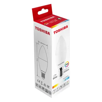 Toshiba Bombilla led c37 e14 7w 6500k