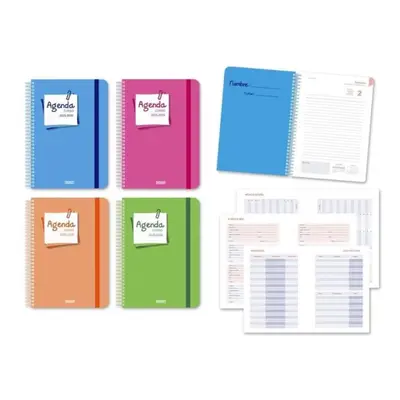 Agenda escolar 2025-2026 post -it 4º dia pagina tapa carton ingraf 333354