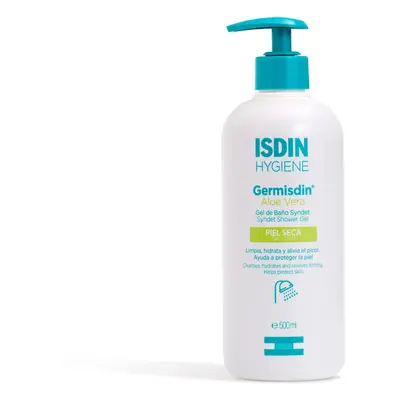 ISDIN Germisdin Aloe Vera, Gel de Baño Syndet, Limpieza e Hidratación para una Piel Protegida, 500 ml