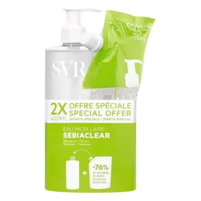 SVR Sebiaclear Agua micelar 2 x 400 ml