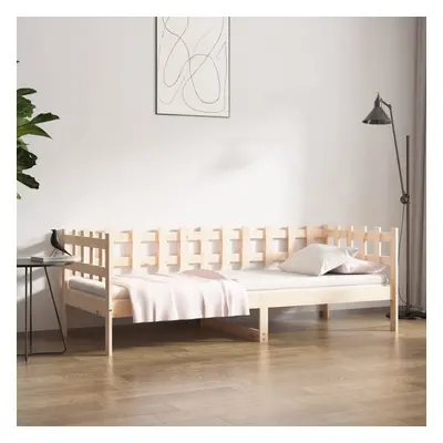 vidaXL Sofá cama madera maciza de pino 90x200 cm