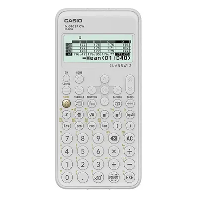 Casio FX-570SP CW Iberia - Calculadora científica, 560 funciones, 9 memorias, con tapa