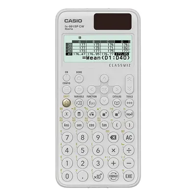 Casio FX-991SP CW Iberia - Calculadora científica, 560 funciones, 9 memorias, con tapa