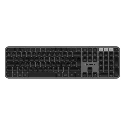 Teclado Inalámbrico Multidispositivo Phoenix K300 Blueooth Dual Y 2.4Ghz