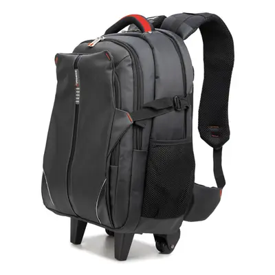 Mochila Con Ruedas Trolley Phoenix Discovery Para Portátil 17" Negra