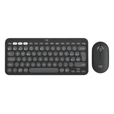 Teclado + Mouse Logitech Pebble 2 Combo Inalambrico Negro