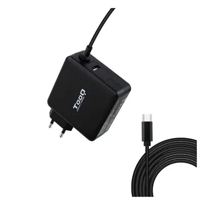 Cargador Portatil Tooq Tqlc-Usbc65Pd 65W Usb Tipo C Negro