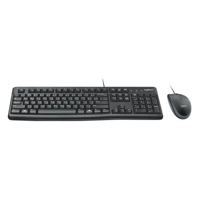 Teclado + Mouse Logitech Mk120 Optico Usb 2.0 Negro Ingles Uk