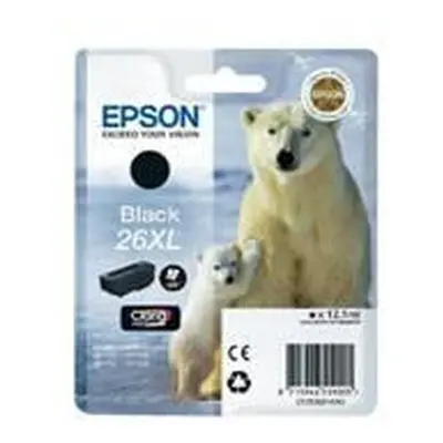 Cartucho Tinta Epson T262140 Negro Xl Xp-600/605/700/800/ Oso Polar