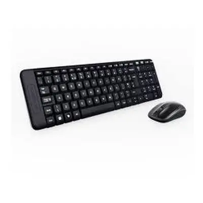 Teclado + Mouse Logitech Mk220 Optico Wireless Inalambrico Usb Negro